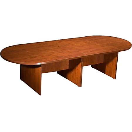 Boss Office Products 120 W Wood Race Track Conference Table Driftwood ...
