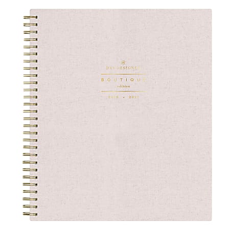 Boutique Planner DDB Blush Linen XL 8x10 AY26–27