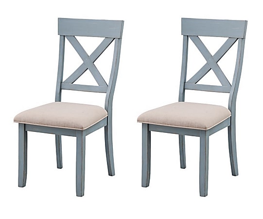 Coast to Coast Dining Chairs, Natural, Set Of 2 Chairs