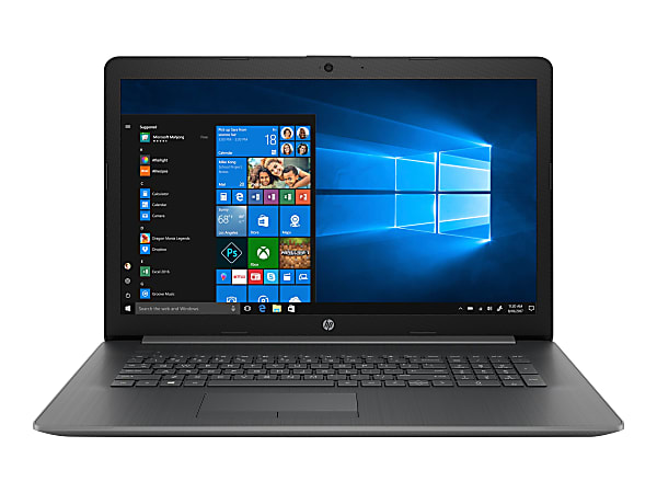HP Laptop 17-ca0056nr - AMD A9 - 9425 / up to 3.7 GHz - Win 10 Home 64-bit - Radeon R5 - 8 GB RAM - 1 TB HDD - DVD-Writer - 17.3" 1600 x 900 (HD+)