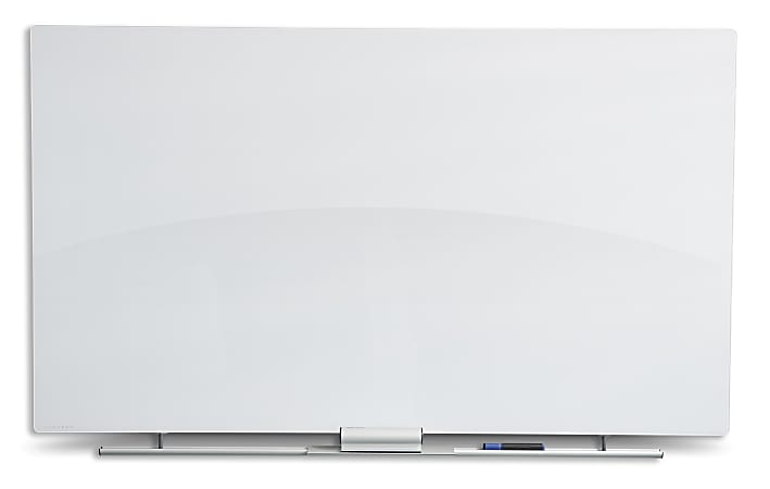 WorkPro™ Professional Cinema Magnetic Glass Unframed Dry-Erase Whiteboard, 36" x 62", White