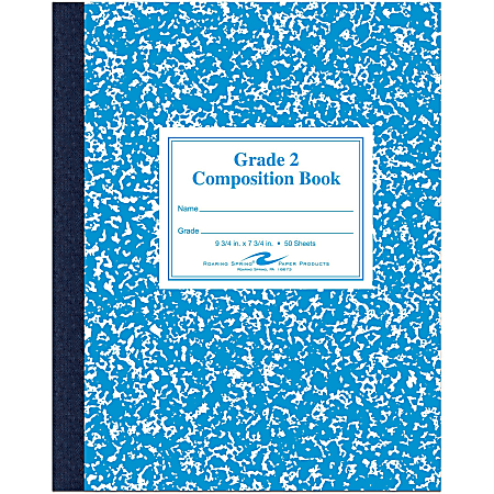 Roaring Spring Grade School Writing Composition Book, Grade 2