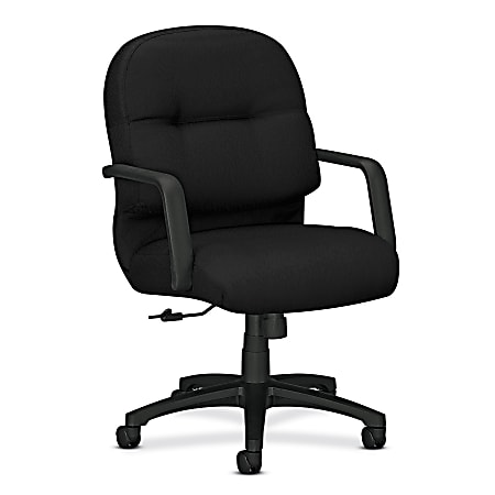 HON® 2090 Series Pillow Soft Mid-Back Chair, Black