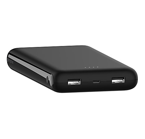 Mophie PowerBoost 20K Portable Battery, 6.77"H x 3.35"W x 0.87"D, Black, 401103678