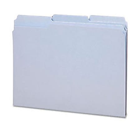 Smead® 1/3-Cut 2-Ply Color File Folders, Letter Size, Gray, Box Of 100