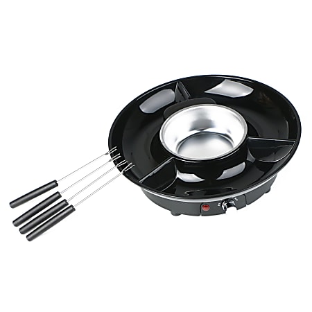 TJ Riley Fondue Set, Black