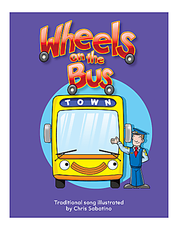Teacher Created Materials Big Book, Wheels On The Bus, Pre-K - Grade 1