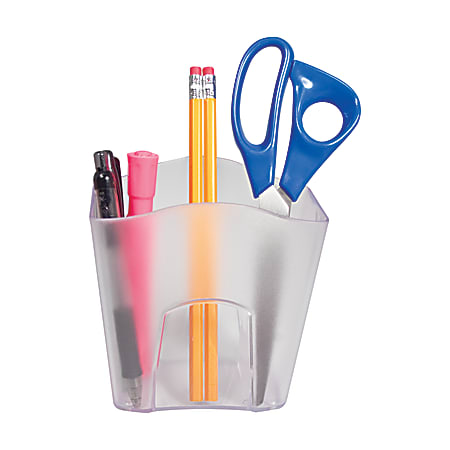 Office Depot® Brand Jumbo Pencil Holder, Clear