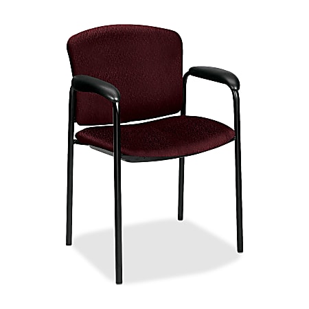 HON® 4605 Guest Chair With Arms, 33"H x 24 3/4"W x 22 1/2"D, Wine