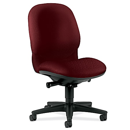 HON® Sensible Seating 6003 High-Back Executive Chair, 41 1/2"H x 25 3/4"W x 29 1/2"D, Black Frame, Wine