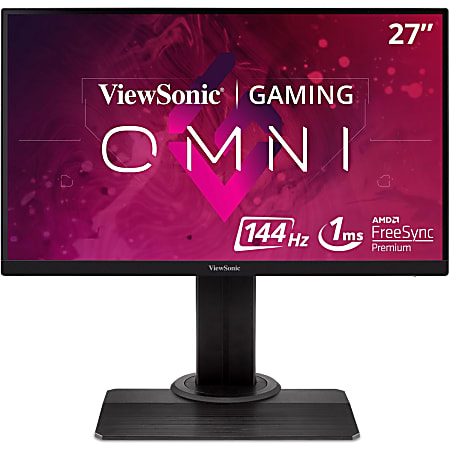 ViewSonic XG2705 27" OMNI 1080p 1ms 144Hz IPS Gaming Monitor - IPS Panel - Full HD 1920 x 1080 Resolution - 16.7 Million Colors - FreeSync Premium - 250 Nit - 1ms - 144Hz Refresh Rate HDMI - HDMI - DisplayPort