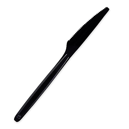 WNA Cutlery for Cutlerease® Dispensing System, Knife, 6"L, Black, Box Of 960 Knives