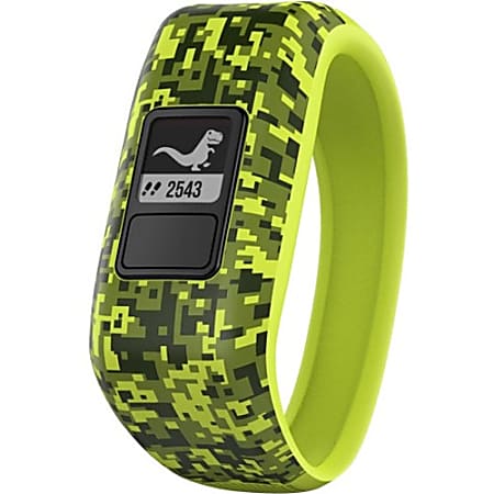 Garmin vívofit jr. Smart Band - Timer, Stopwatch - Steps Taken, Sleep Quality - 8765.81 Hour - Digi Camo - Swimming, Tracking