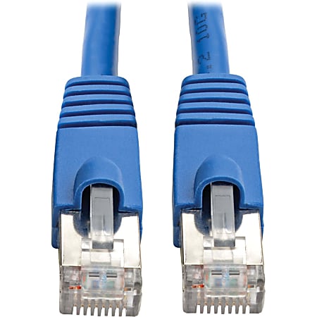 Tripp Lite Cat6a Snagless Shielded STP Patch Cable 10G, PoE Blue M/M 30ft - First End: 1x RJ-45 Male Network - N262030BL
