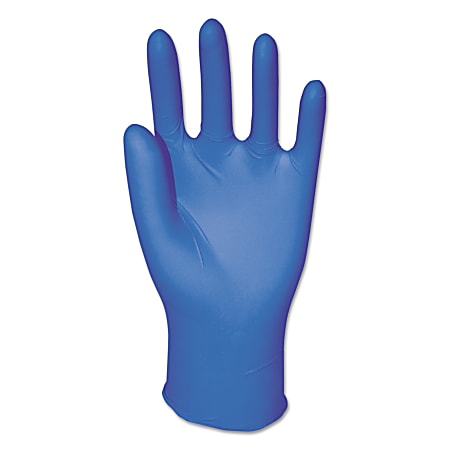 Boardwalk Disposable General-Purpose Powder-Free Nitrile Gloves, Large, Blue, 5mil, Box Of 100 Gloves