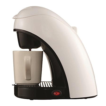 White k cup coffee maker top