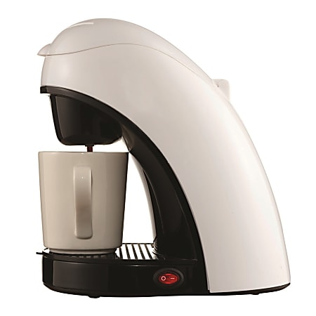 Brentwood Single Cup Coffee Maker, White, 99589523M