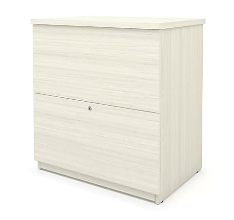 Bestar Universel 28-7/16"W x 19-5/8"D Lateral 2-Drawer File Cabinet, White Chocolate