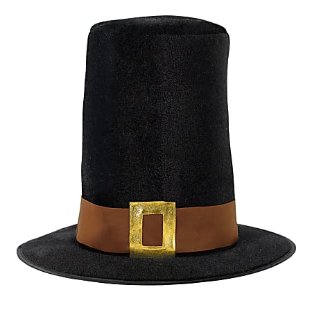 Amscan Autumn Oversized Pilgrim Hat, Black