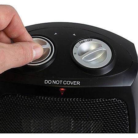 Black & Decker 9 1500W Personal Ceramic Heater w/ Safety Tip-over Auto  Shut-off 