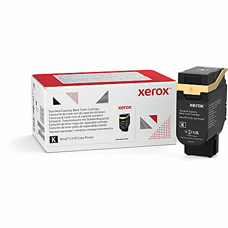Xerox Genuine Xerox® C410 Color Printer, VersaLink® C415 Color Multifunction Printer Black Standard capacity Toner Cartridge (2400 Pages)