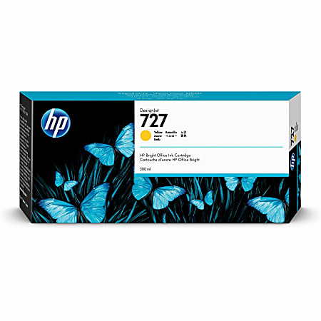 HP 727 Yellow High-Yield Ink Cartridge, F9J78A