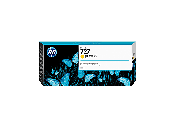 HP 727 Yellow High-Yield Ink Cartridge, F9J78A
