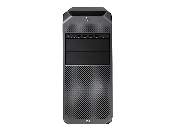 HP Workstation Z4 G4 - MT - 4U - 1 x Xeon W-2102 / 2.9 GHz - vPro - RAM 8 GB - HDD 1 TB - DVD-Writer - no graphics - GigE - Win 10 Pro for Workstations 64-bit - monitor: none - keyboard: US - black - Smart Buy