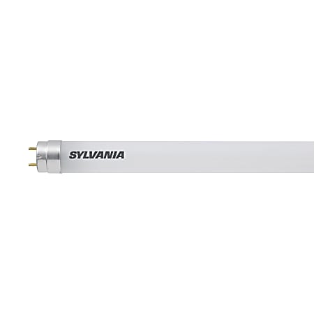 Sylvania 4ft T8 LED Tube Lights, 1600 Lumens, 10 Watts, 3000K/Soft White, Replaces T8 25W - 32W Fluorescent Tubes, Case of 10