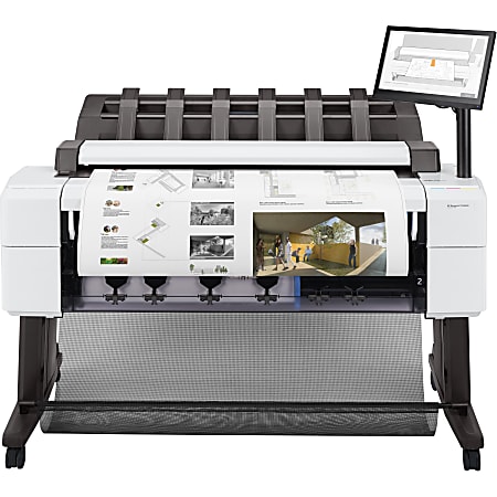 HP DesignJet T2600dr PostScript 36" Large-Format Color Inkjet Printer