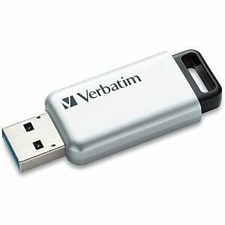 Verbatim Store 'n' Go Secure Pro 64GB USB 3.0 Flash Drive, Silver