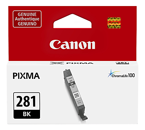 Canon CLI-281 ChromaLife 100+ Black Ink Tank, 2091C001