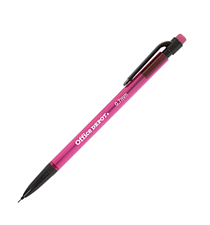 Office DepotÂ® Brand Mechanical Pencils, HB, 0.7mm, Assorted Barrel Colors,  Pack Of 6