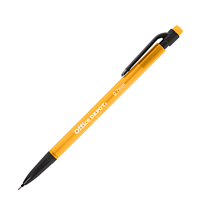 Office DepotÂ® Brand Mechanical Pencils, HB, 0.7mm, Assorted Barrel Colors,  Pack Of 6