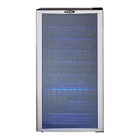 Danby 35-Bottle Wine Cooler, Black/Platinum