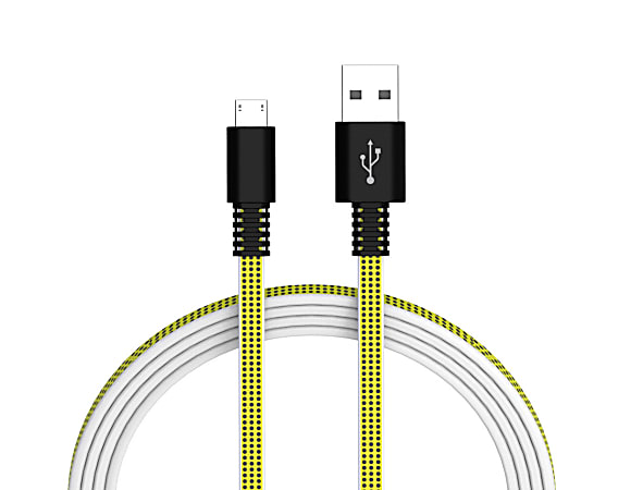 Ativa® Micro-USB Cable, 6', Black Dot