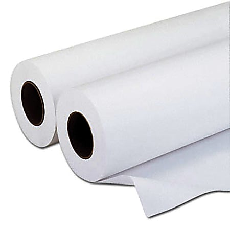 Alliance® Wide-Format Bond Engineering Paper Rolls, 36" x 500', 92 Brightness, 20 Lb, White, Pack Of 2 Rolls
