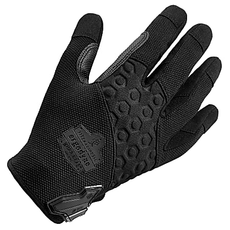 Ergodyne ProFlex 710 Abrasion-Resistant Tactical Gloves, Large, Black