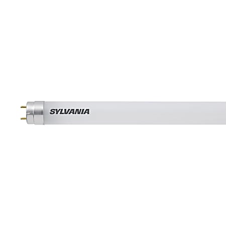 Sylvania 4ft T8 LED Tube Lights, 1600 Lumens, 10 Watts, 5000K/Daylight, Replaces T8 25 Watt Fluorescent Tubes, Case of 10