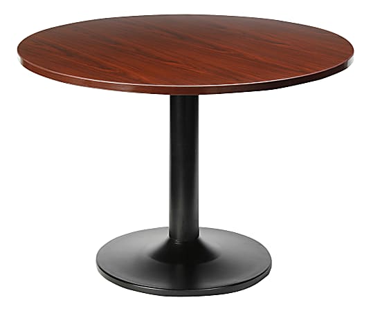 Lorell® Essentials Round Table Top, 48"D, Mahogany