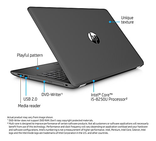 HP 15 bs193od Laptop 15.6 Touch Screen 8th Gen Intel Core i7 8GB