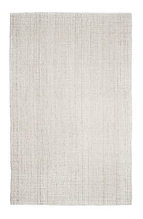 Anji Mountain Andes Jute Rug, 5' x 8', Ivory