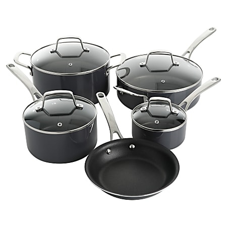 Martha Stewart 10 Pieces Stainless Steel Cookware Set & Reviews