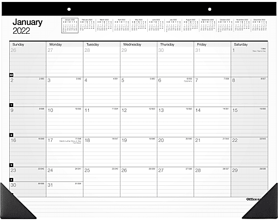 Office Depot Desk Pad Calendar Sp24D00 - Office Depot