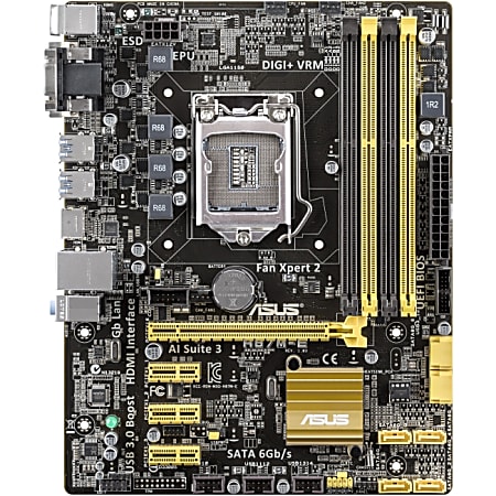 Asus H87M-E Desktop Motherboard - Intel H87 Express Chipset - Socket H3 LGA-1150