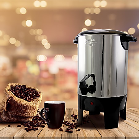 Better Chef 30 Cup Coffeemaker Silver Office Depot
