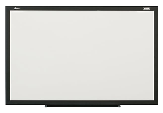 SKILCRAFT® Magnetic Dry-Erase Whiteboard, 48" x 72", Aluminum Frame With Black Finish (AbilityOne 7110 01 651 1289)