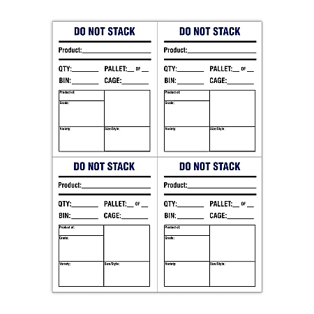 Custom 2-Color Laser Sheet Labels And Stickers, 4-1/4" x 5-1/2" Rectangle, 4 Labels Per Sheet, Box Of 100 Sheets