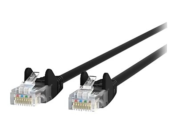 Belkin Cat.6 UTP Patch Network Cable - 32.81 ft Category 6 Network Cable for Network Device, Notebook, Router, Modem, Desktop Computer - First End: 1 x RJ-45 Network - Male - Second End: 1 x RJ-45 Network - Male - Patch Cable - Black