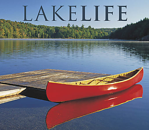 Willow Creek Press 7” x 8" Hardcover Gift Book, Lake Life